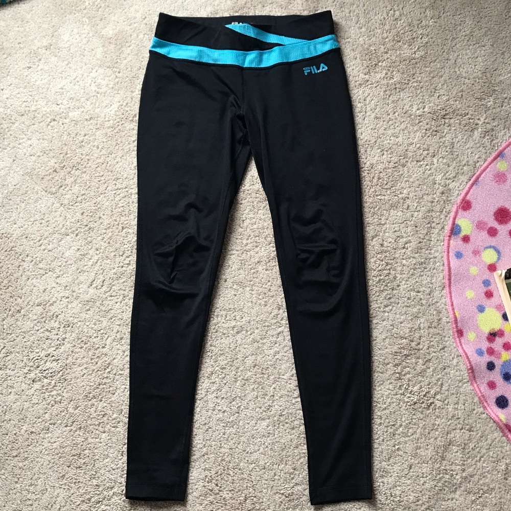 fila black leggings